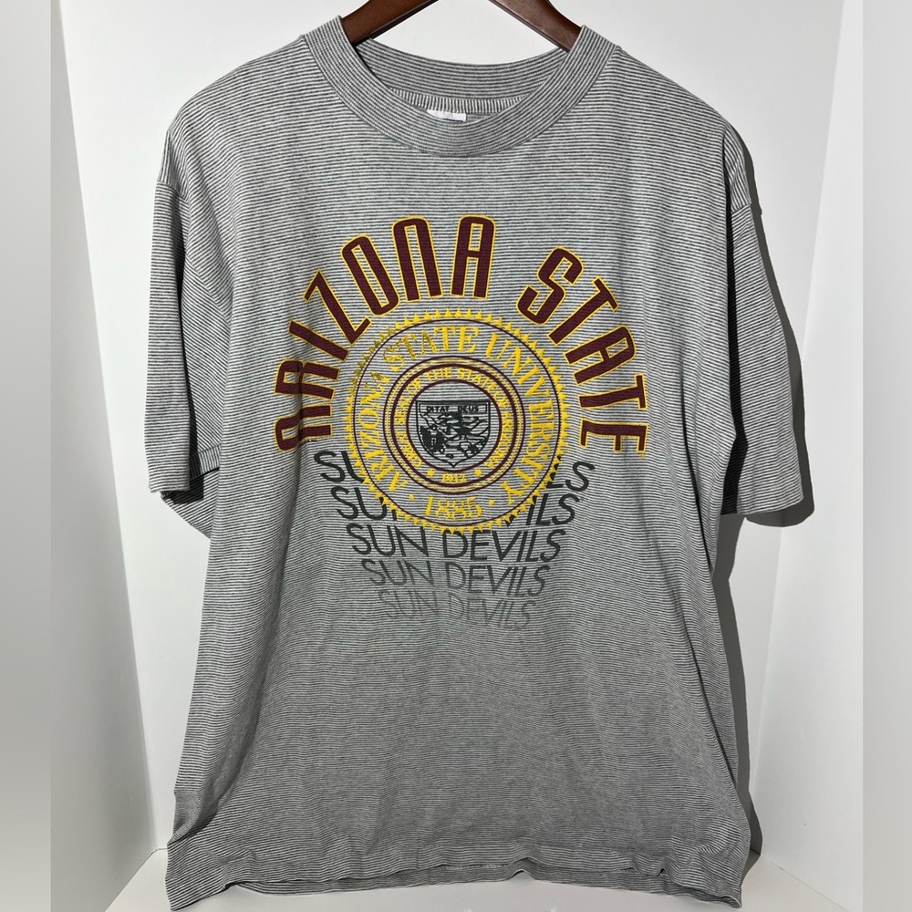 Vtg Arizona State University Sun Devils T-shirt size extra large single stitch